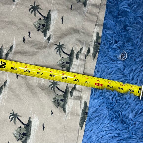 Bugle Boy Button Up Collard Shirt Size Medium Mens Retro Hawaiian Summer Y2K - Picture 8 of 9